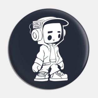 Walk B Boy No lines Pin