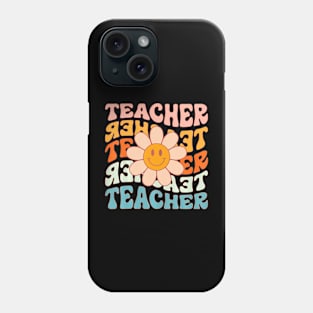 Teacher Daisy Colorful Elementary School Teacher Phone Case