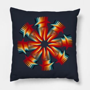 Geometric Planes Pillow