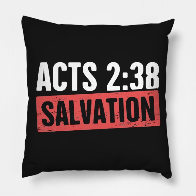 Salvation | Christian Bible Verse Pillow by MeatMan