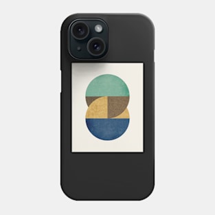 Circle Color Pieces Abstract Geometric Phone Case