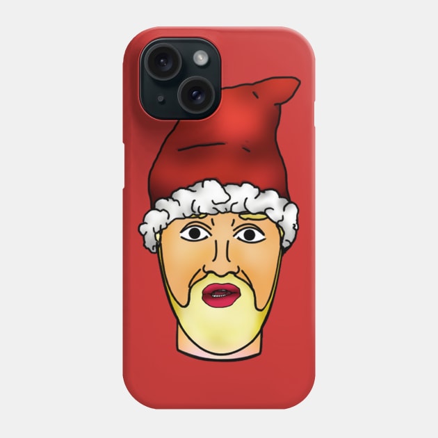 Xmas Gnome Hat Lloyd Baxter Phone Case by doublebeta