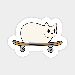 cat skating Magnet