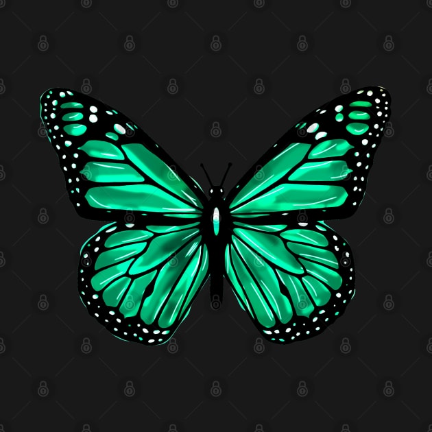 Green butterfly by MikeMeineArts