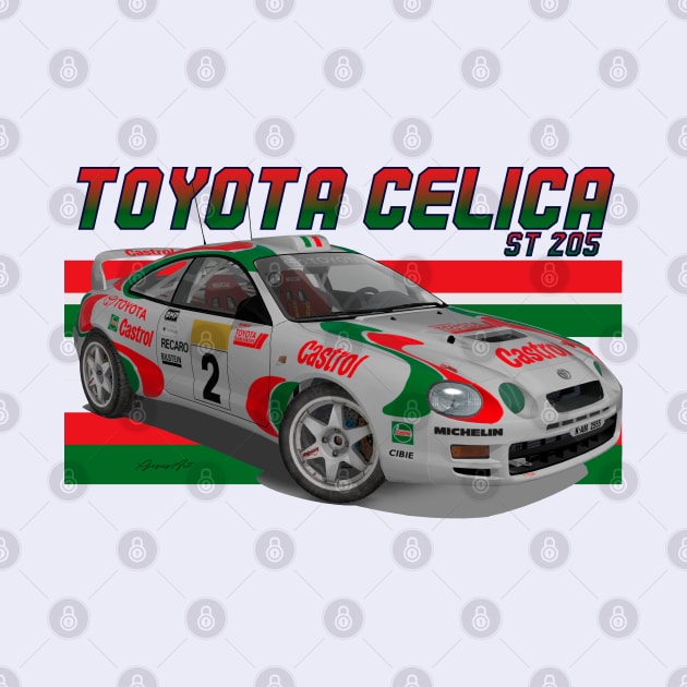 Toyota Celica ST205 by PjesusArt