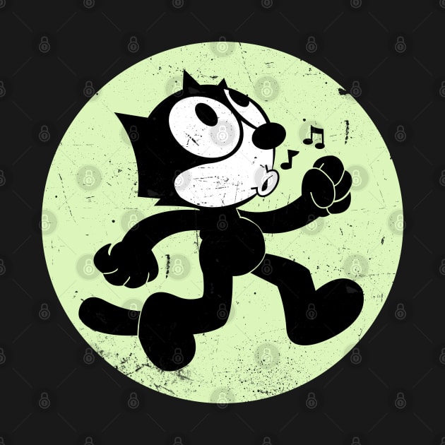 Felix The Cat Walking by technofaze