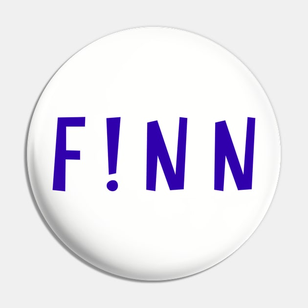 Finn Pin by MessageOnApparel