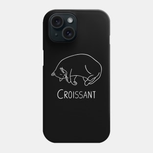 Croissant (white) Phone Case