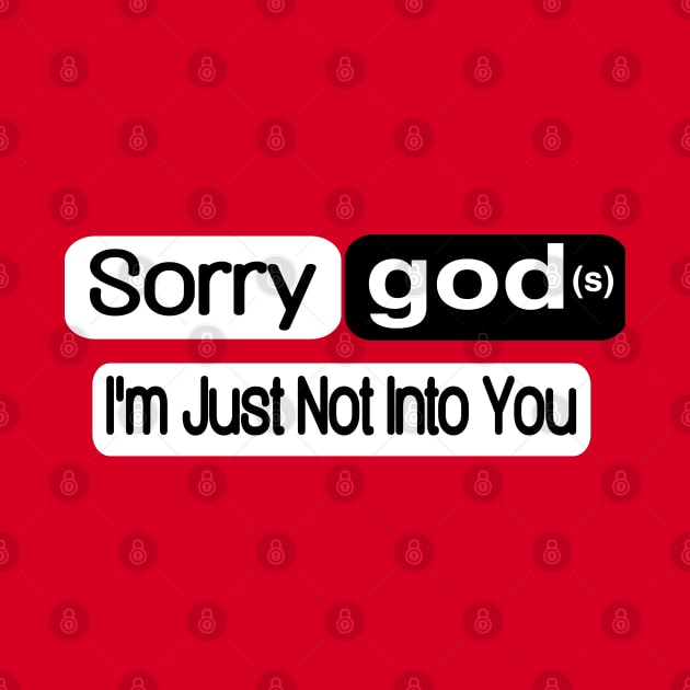 Sorry god(s) I'm Just Not Into You - Back by SubversiveWare