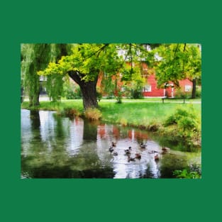 Farms - Ducks on Pond T-Shirt