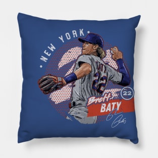 Brett Baty New York M Dots Pillow