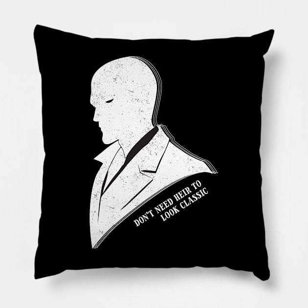 Bald Guy Classic Cool Gift Pillow by GrafiqueDynasty