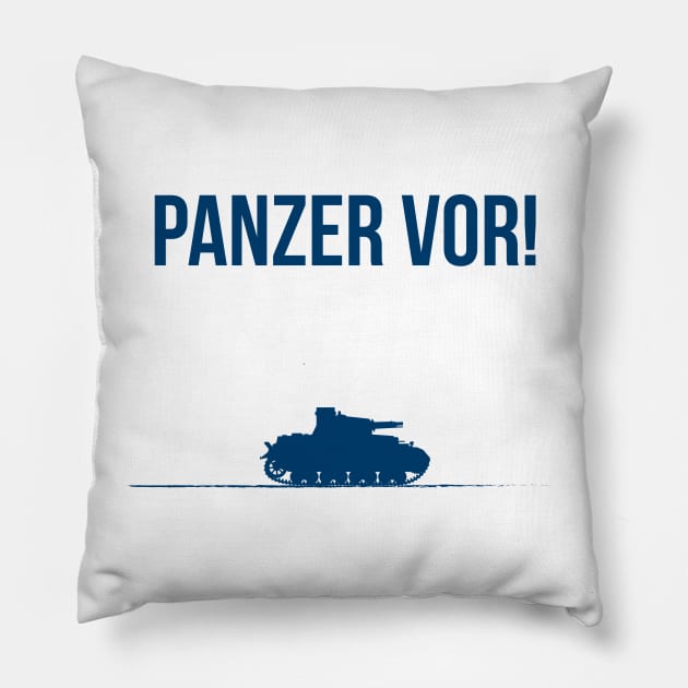 Panzer vor! Pillow by Stefaan