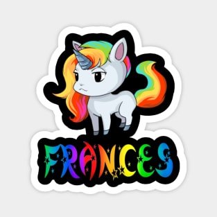 Frances Unicorn Magnet