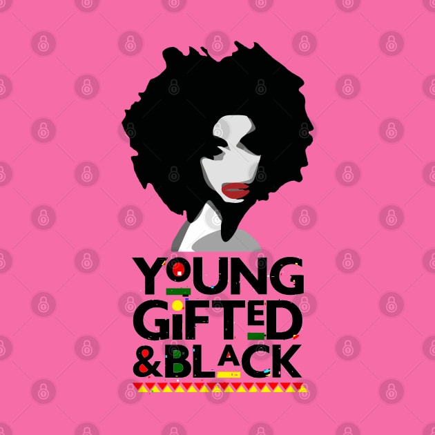 Young, Gifted, and Black Queen by Juba Art