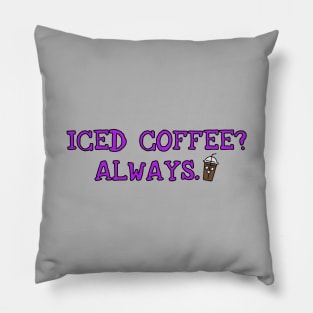 iced coffee Pillow