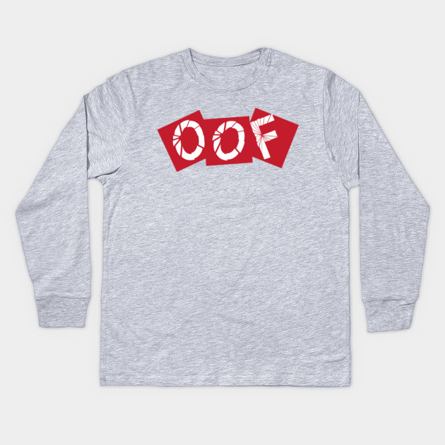 Oof Gaming Moment Oof Kids Long Sleeve T Shirt Teepublic - roblox oof noob head meme roblox kids t shirt teepublic