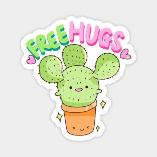 Cactus Hugs Magnet