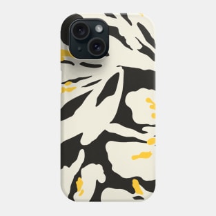 Matisse Inspired Floral Monochrome Abstract Phone Case