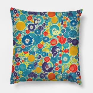 Vintage Retro Designe 70s Pillow