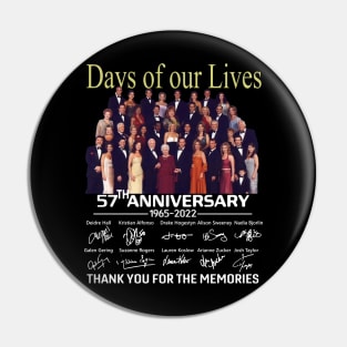 Days Of Our Lives 55Th Anniversary Full Cast Signature Pin