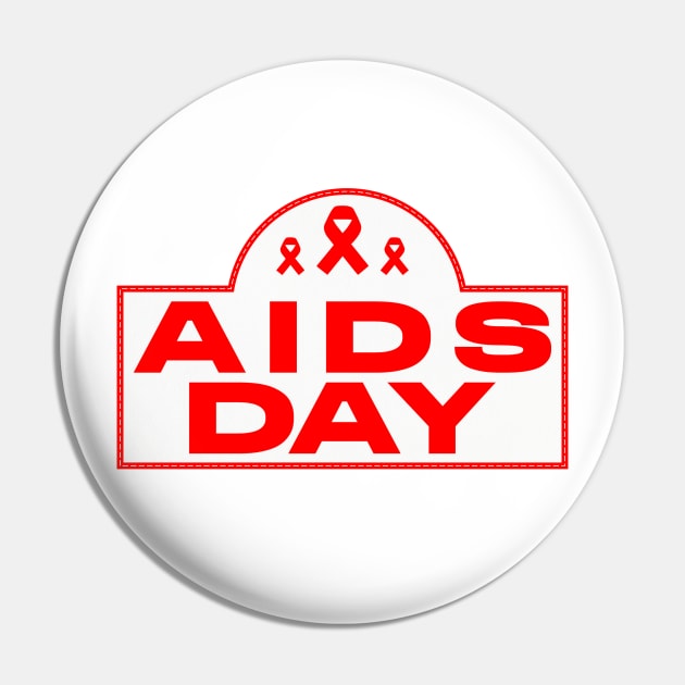 Aids Day Pin by Den Vector