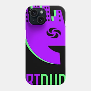 YourArtDude Logo In Purple And Lime Phone Case