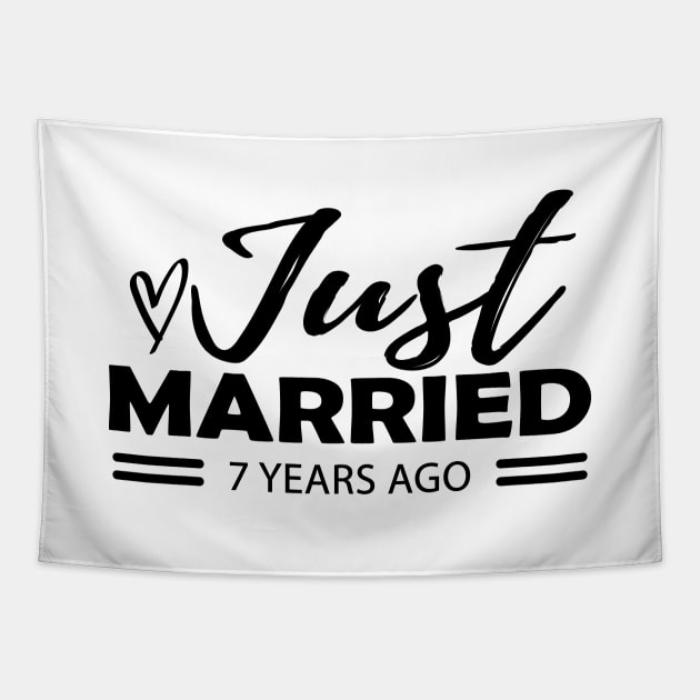 7th Wedding Anniversary - 7 years anniversary Tapestry by KC Happy Shop