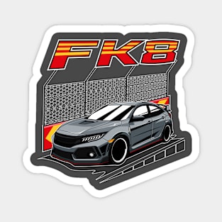 Grey civic type R FK8 Magnet