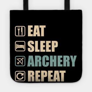 Eat Sleep Archery Repeat - Funny Archery Lovers Gift Tote