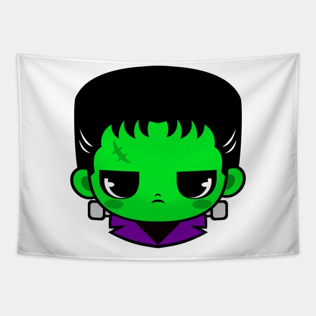 Cute Frankenstein Monster Tapestry by alien3287