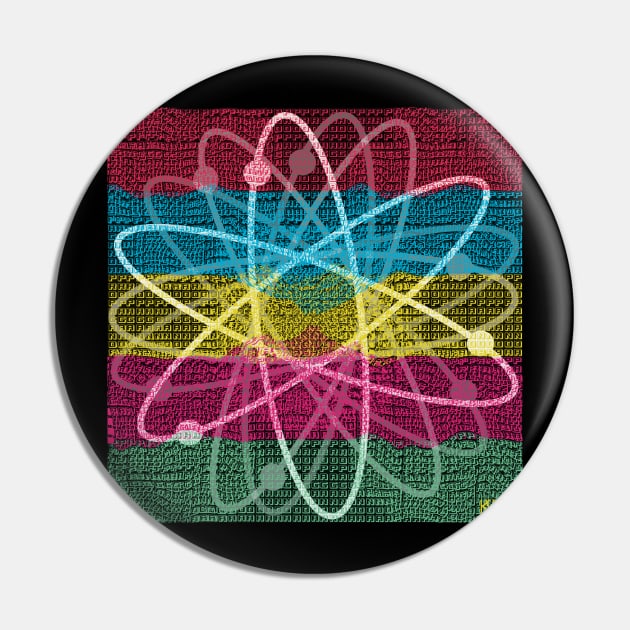 Electron Text Pin by KateVanFloof