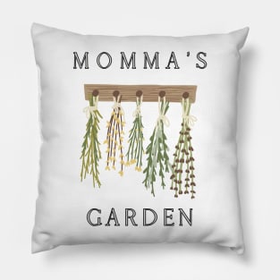 Momma's Garden  | Rustic Herb and Flower Pillow