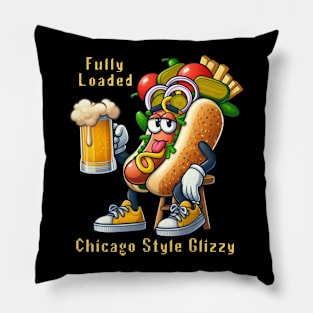 CHICAGO GLIZZY FULLY LOADED GLIZZY GOBBLER Pillow