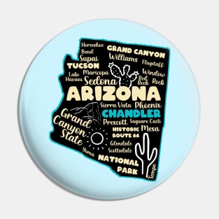 Arizona Chandler map arizona state usa arizona tourism Chandler tourism Pin