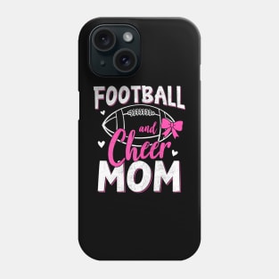 Funny Cheerleading Mom Football and Cheer Mom Phone Case