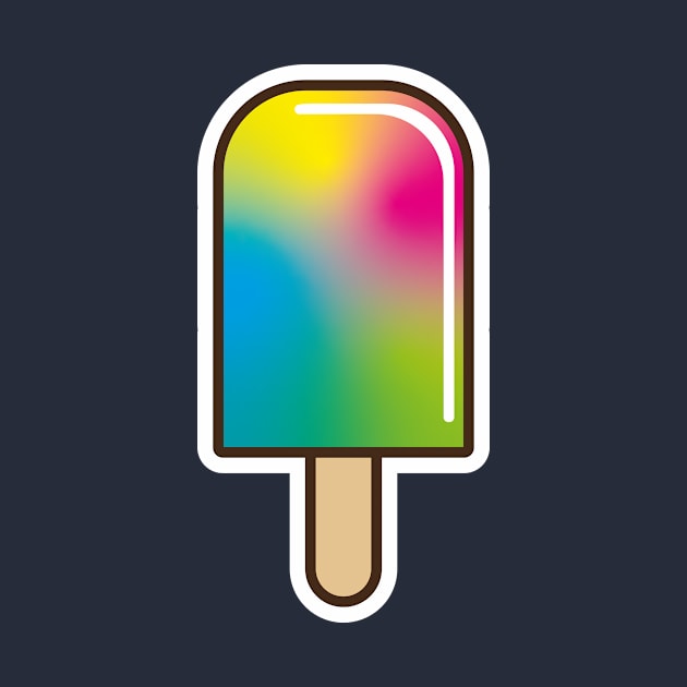 trippy psychedelic vector of a lolly by Bubsart78