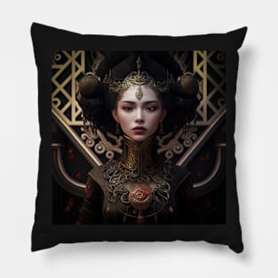 Living Dolls of Ambiguous Royal Descent Pillow