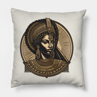 Vintage Black Cleopatra Pillow