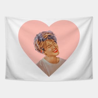 Jimin Smile LOVE Tapestry