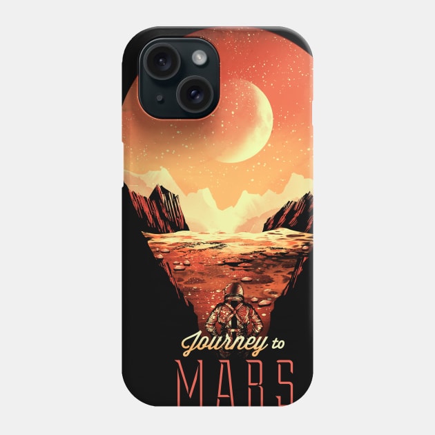 Journey to Mars Phone Case by DANDINGEROZZ