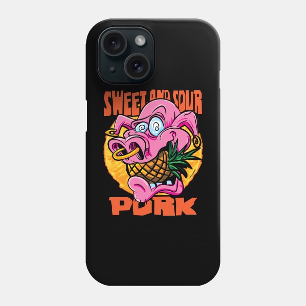Sweet and Sour Pork Phone Case by eShirtLabs