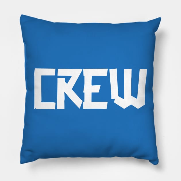 2 sides print- Gaffer Tape Technician- CREW Small Gaffer White Pillow by sapphire seaside studio