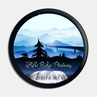 Blue Ridge Parkway - Black Bear - Blue 28 Pin