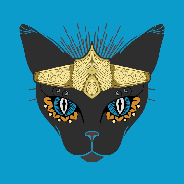 Egypcian Queen Cat by lunalunera