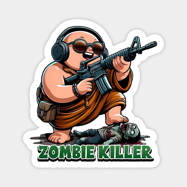 Zombie Killer Magnet by Rawlifegraphic