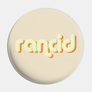 vintage color rancid Pin