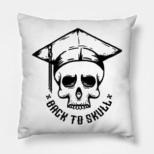 Back To Skull Pillow