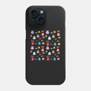 a bear pattern Phone Case