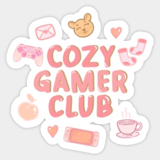 Cozy Gamer Essentials Sticker for Sale by Clefairy Creations